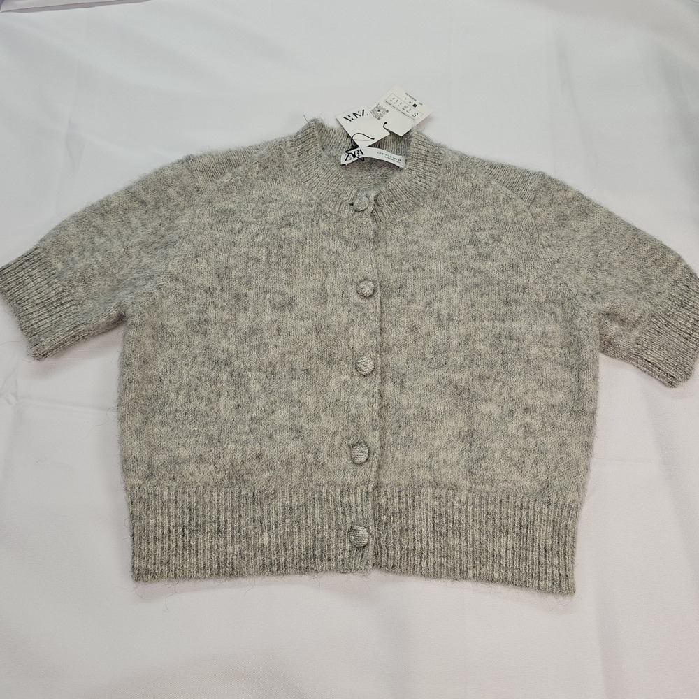 Zara Gray Women's Cardigan Sweater